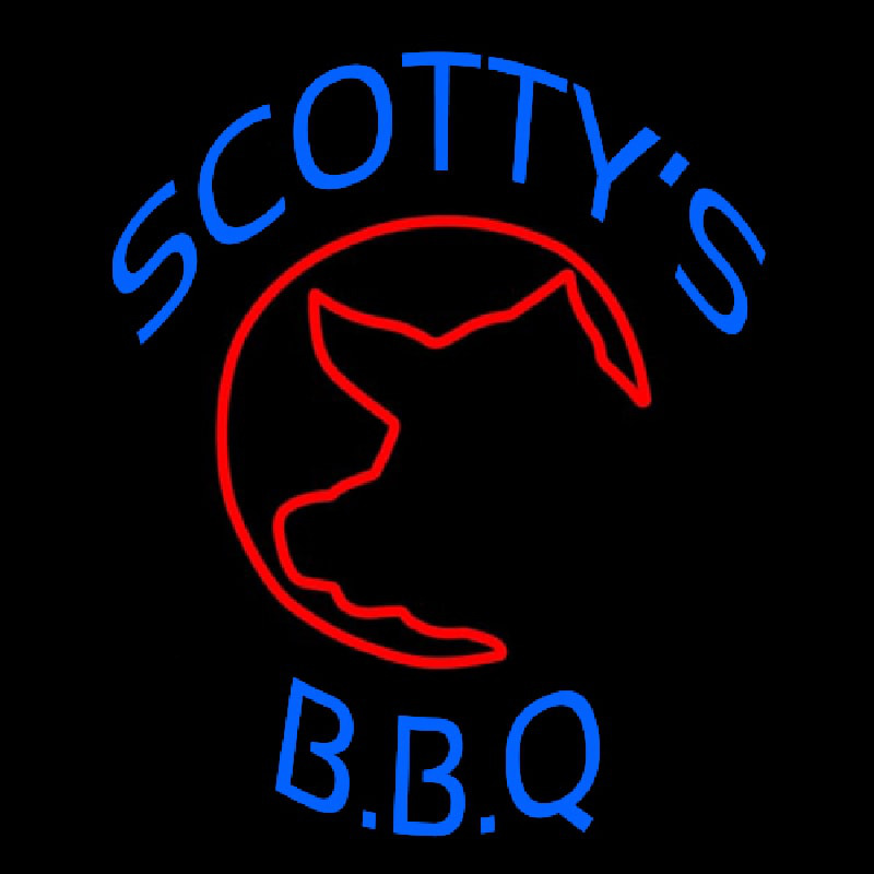  Scottys Bbq Neontábla