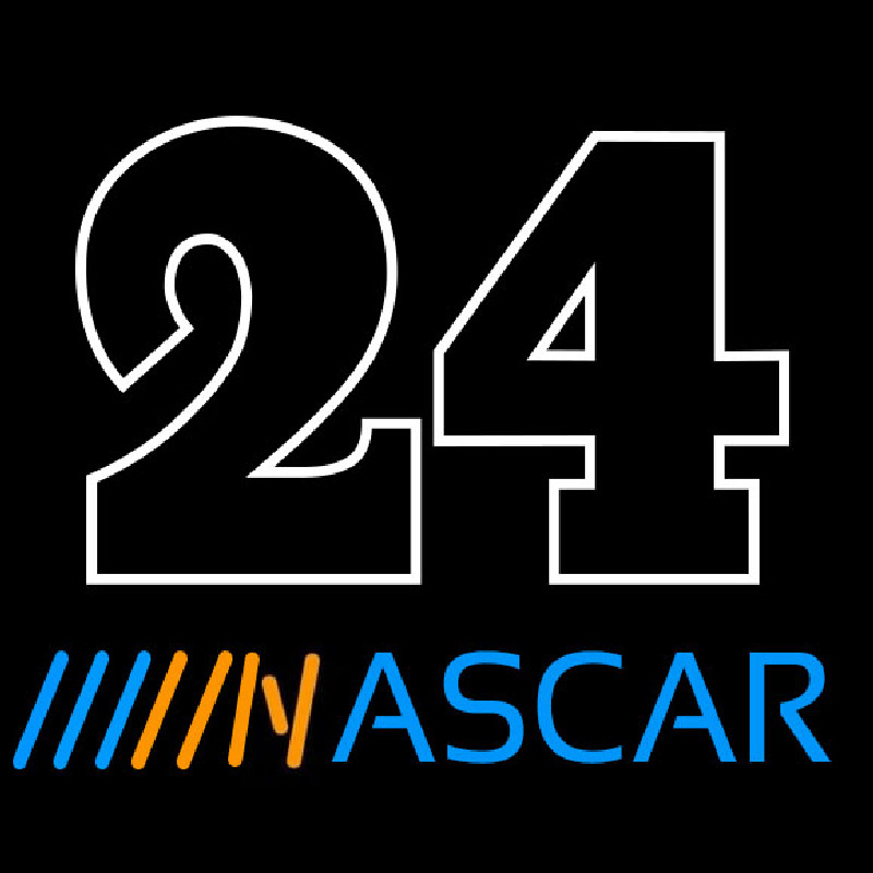 24 NASCAR Neontábla