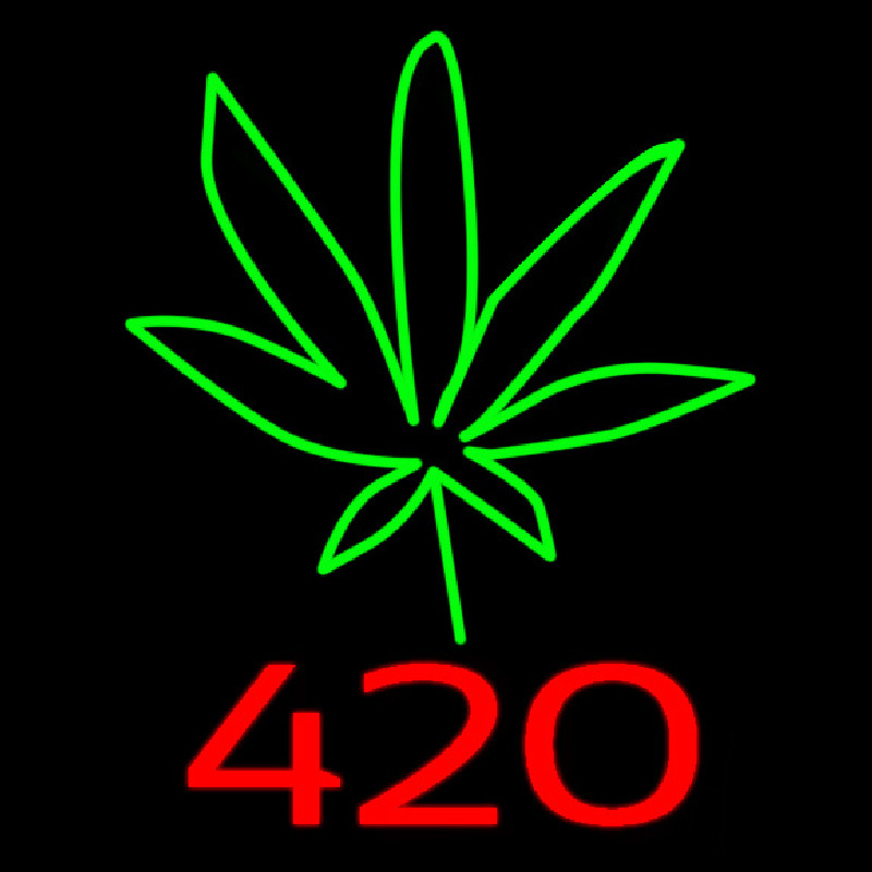 420 Herbal Neontábla