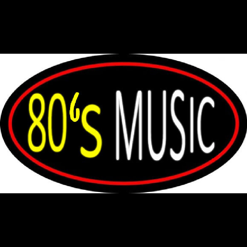 80s Music 3 Neontábla