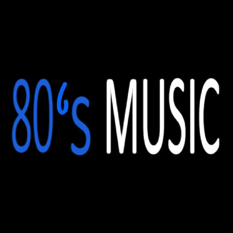 80s Music Neontábla