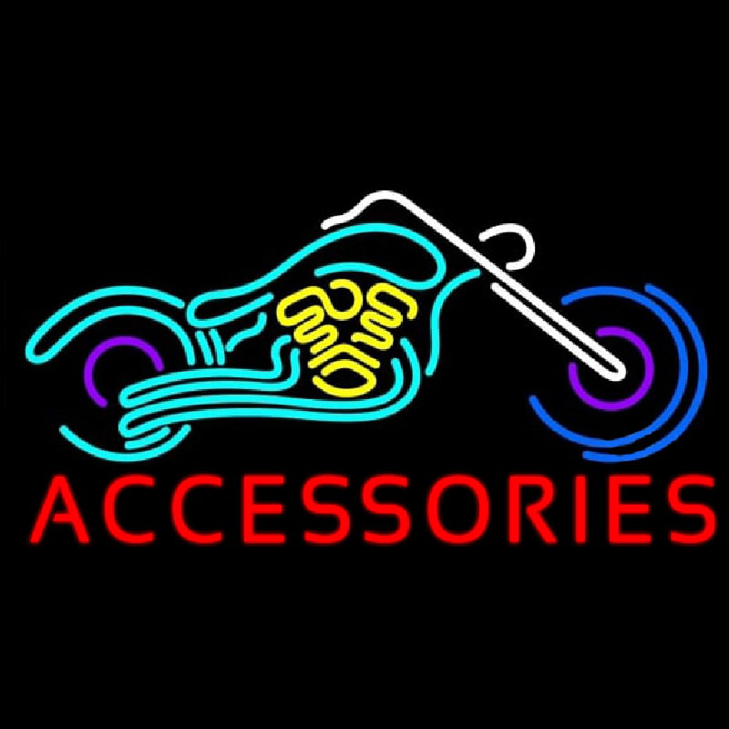 Accessories Block Bike Logo Neontábla