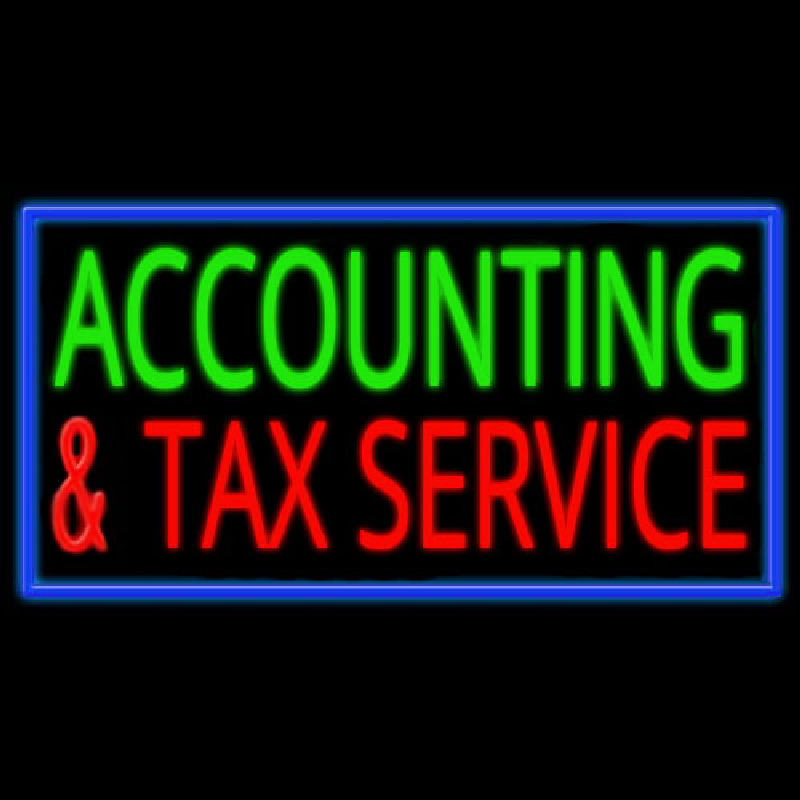 Accounting And Services Neontábla