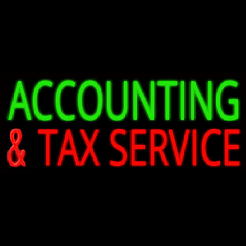 Accounting And Ta  Service Neontábla