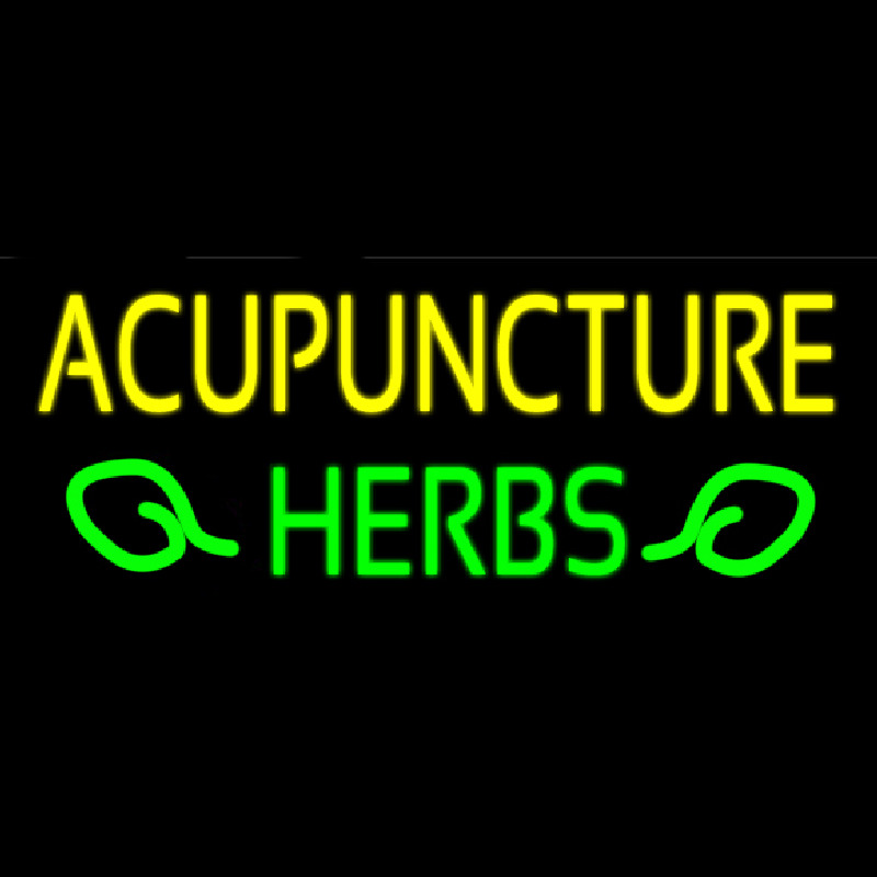 Acupuncture Herbs Neontábla