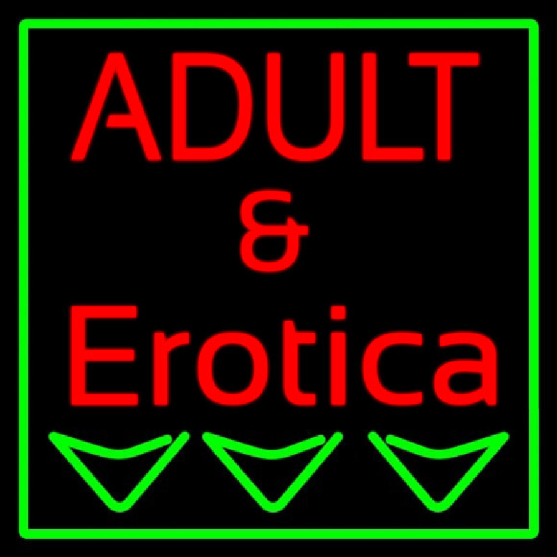 Adult And Erotica Neontábla