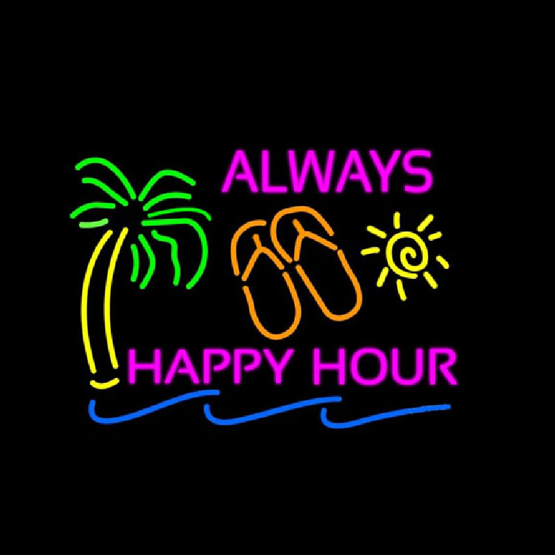 Always Happy Hour Neontábla