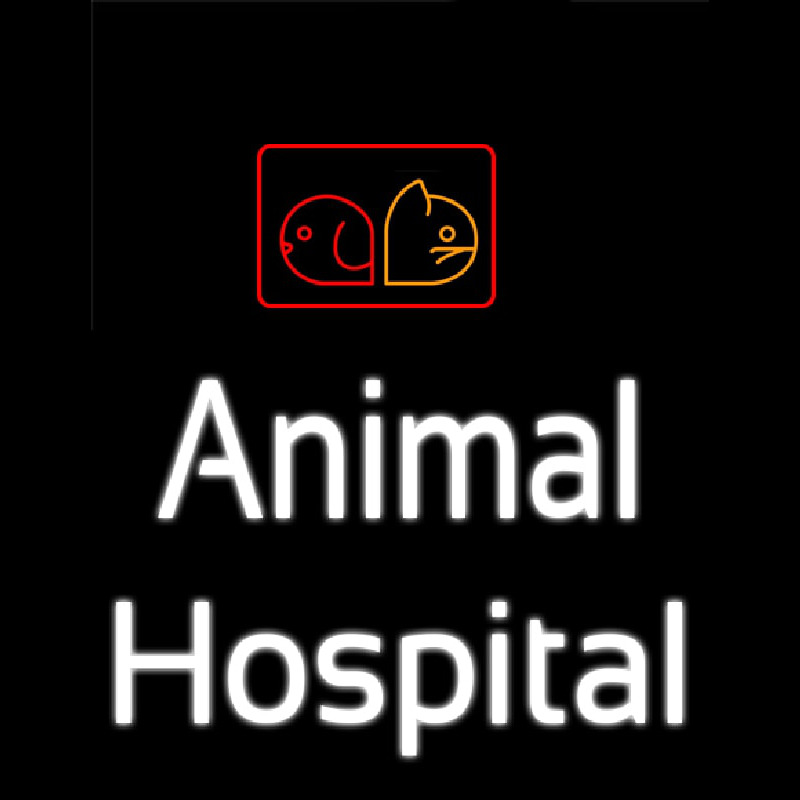 Animal Hospital Neontábla