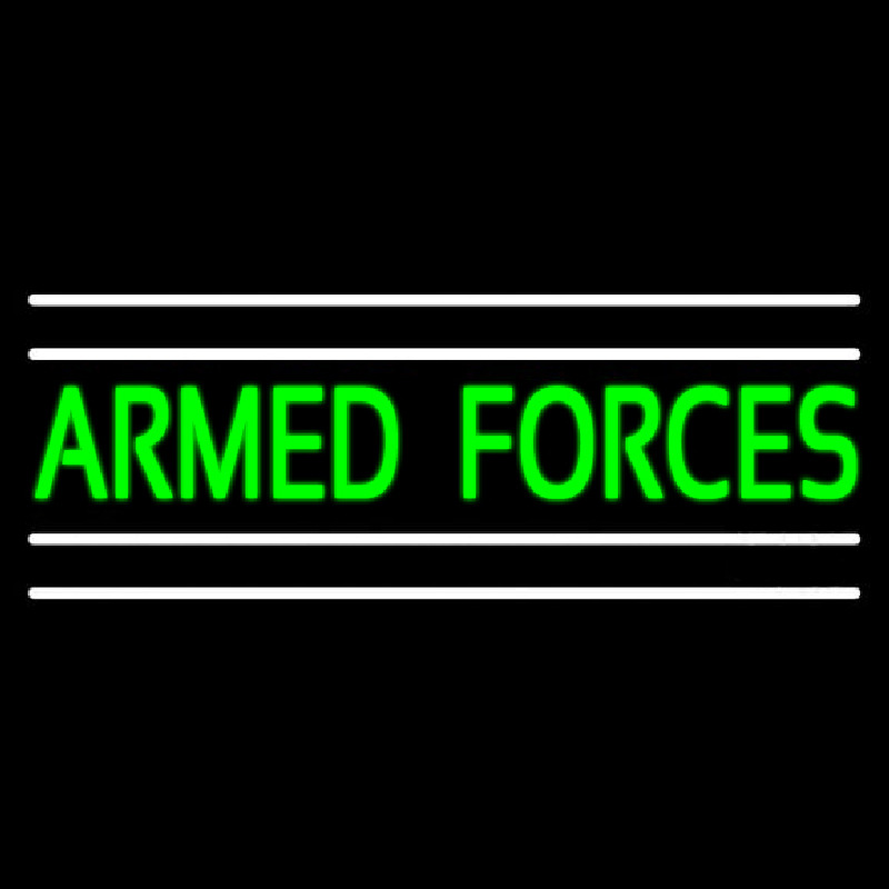 Armed Forces Neontábla
