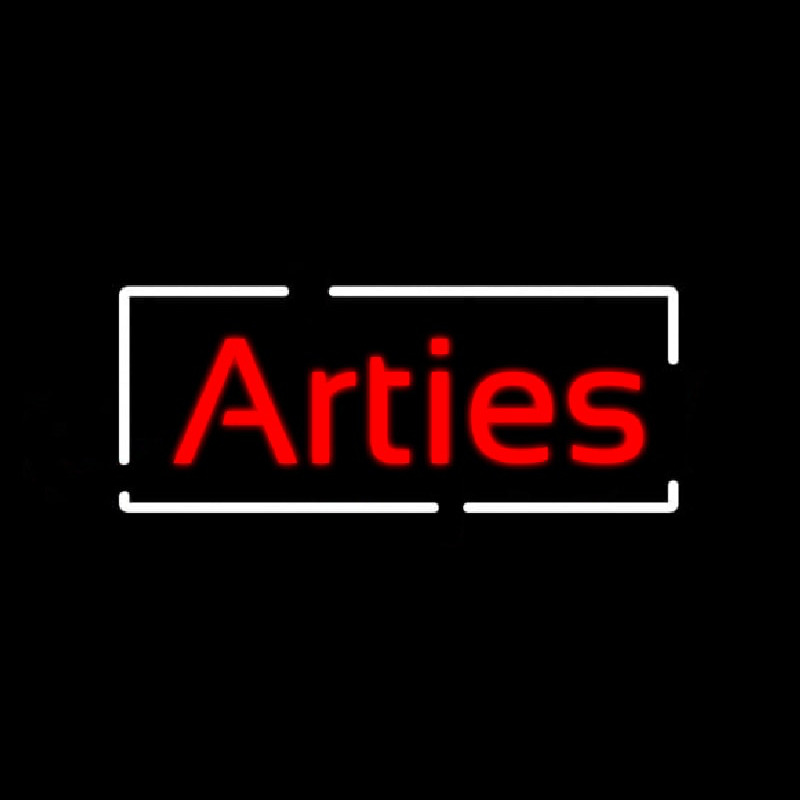 Arties With Border Neontábla