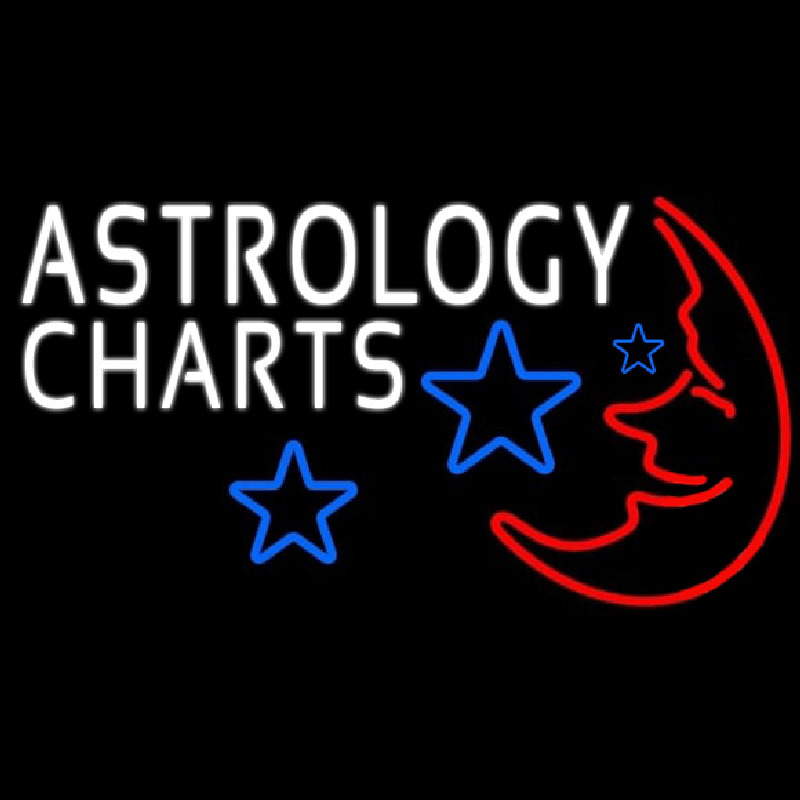 Astrology Charts Neontábla