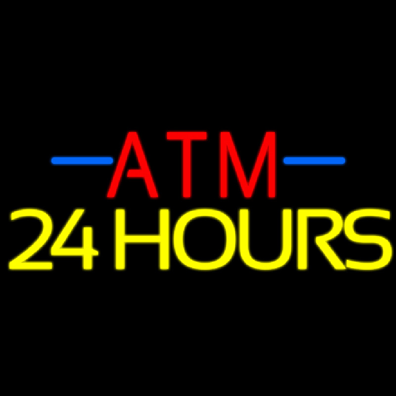 Atm 24 Hrs 1 Neontábla