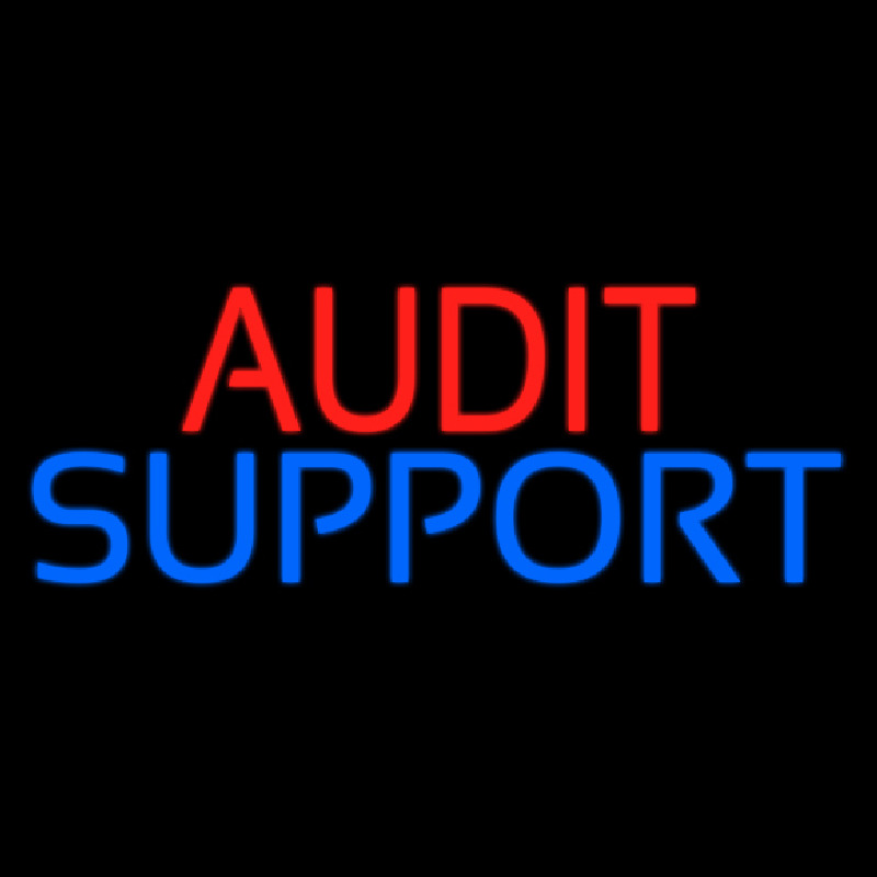 Audit Support Neontábla