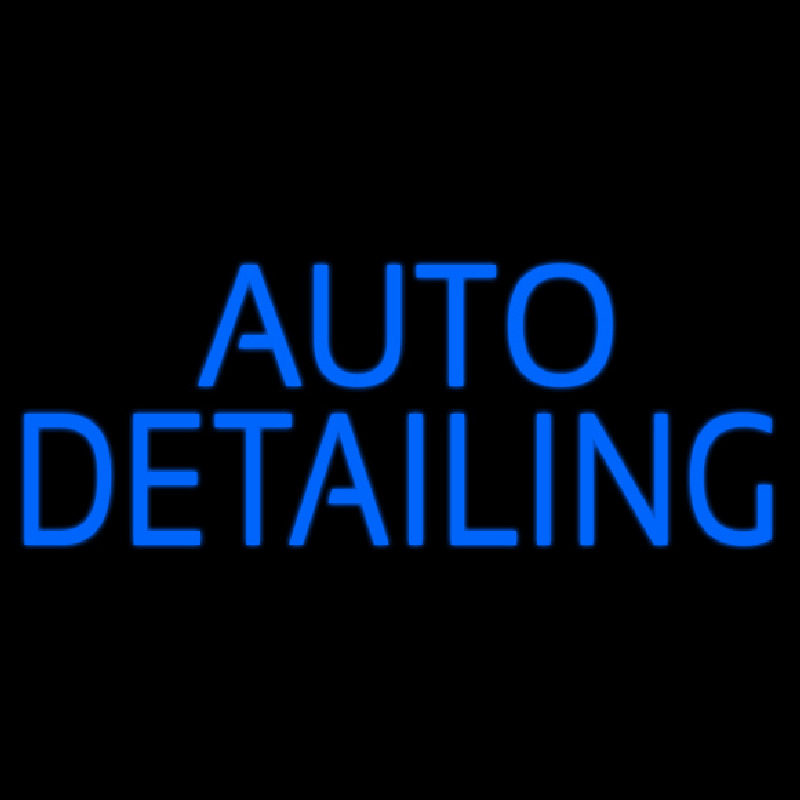 Auto Detailing Blue Neontábla