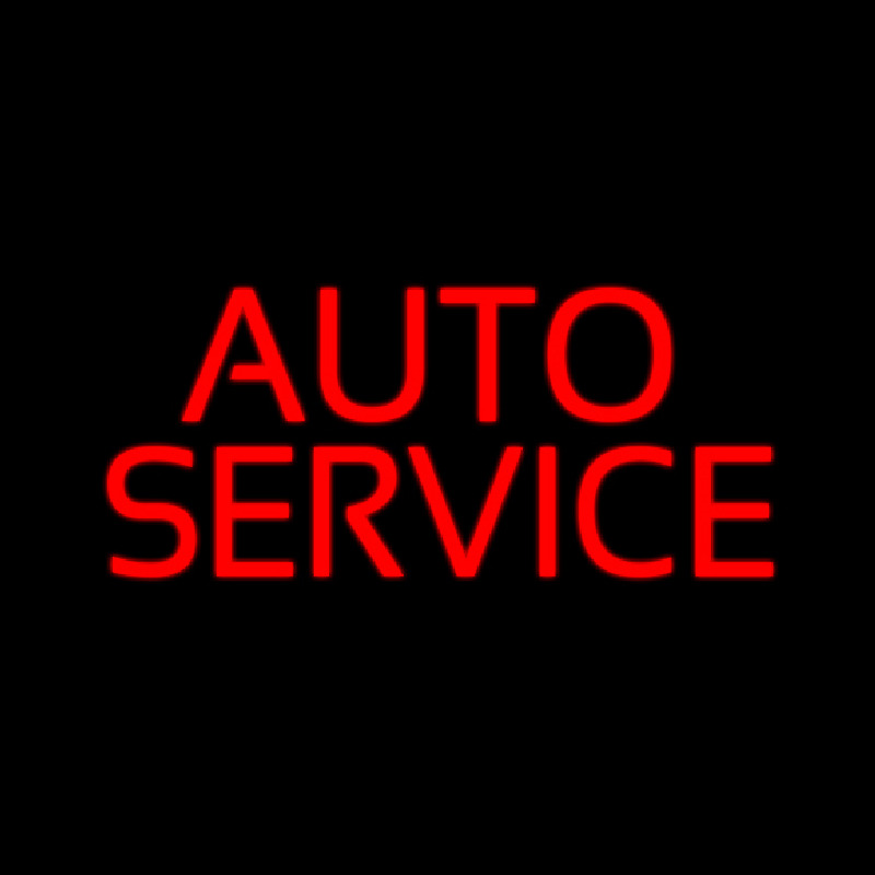 Auto Service Neontábla