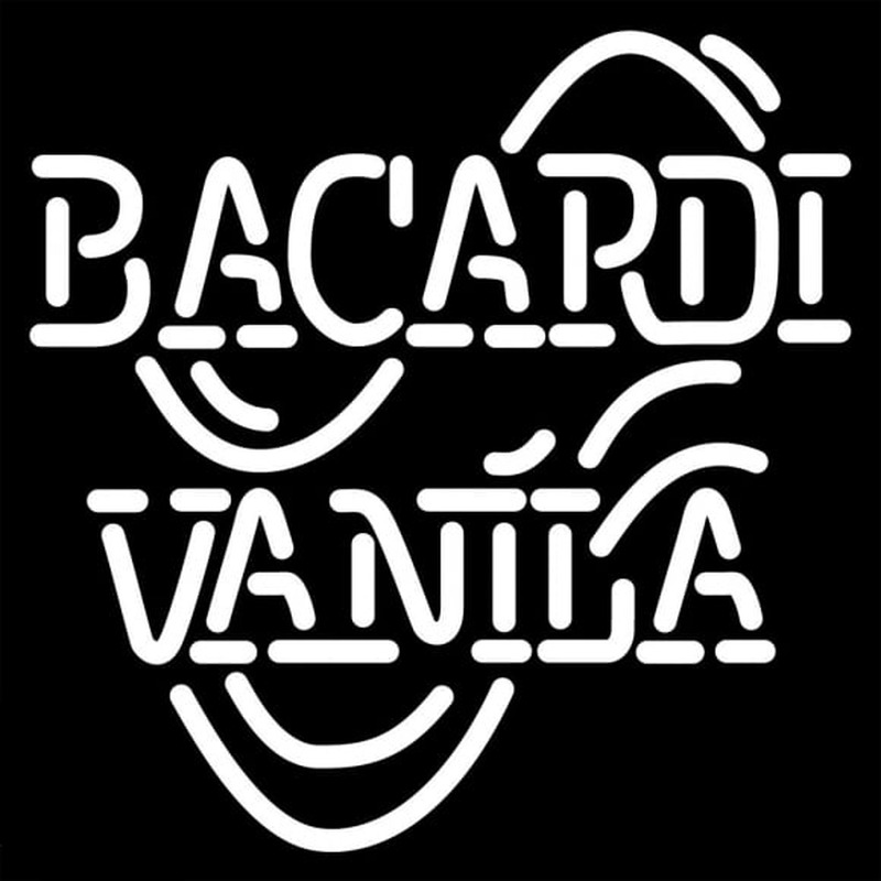 Bacardi Vanila Rum Sign Neontábla