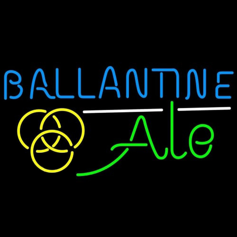 Ballantine Ale Yellow Beer Neontábla