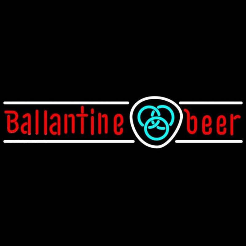 Ballantine Blue Logo Beer Sign Neontábla