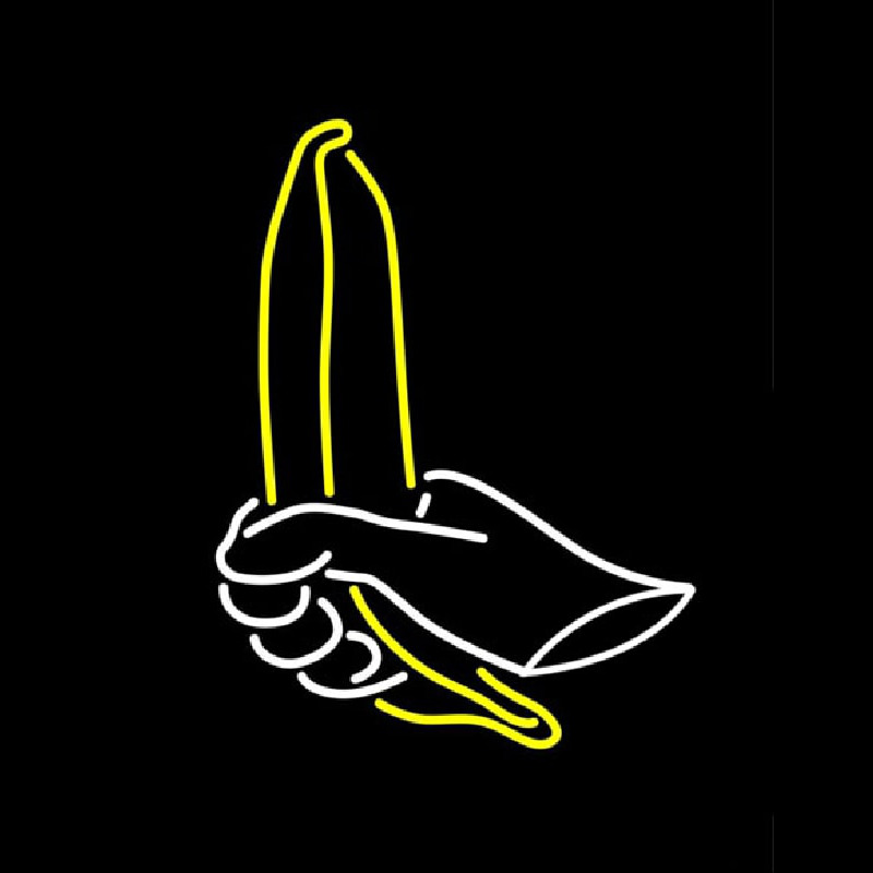 Banana In Hand Neontábla