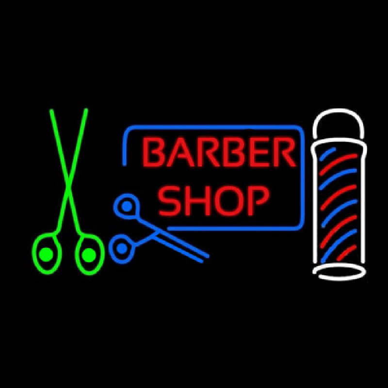 Barber Shop Hair Salon Neontábla