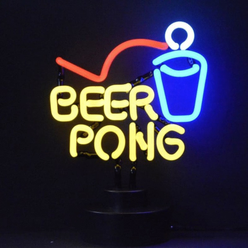 Beer Pong Desktop Neontábla