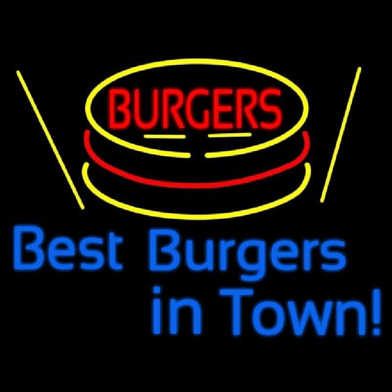 Best Burgers Intown Neontábla