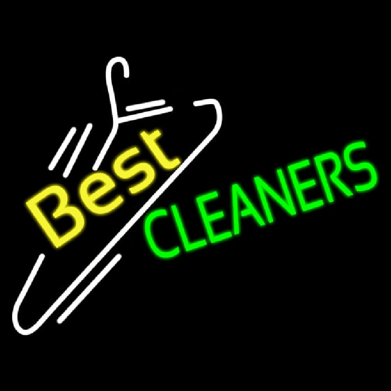 Best Cleaners Neontábla