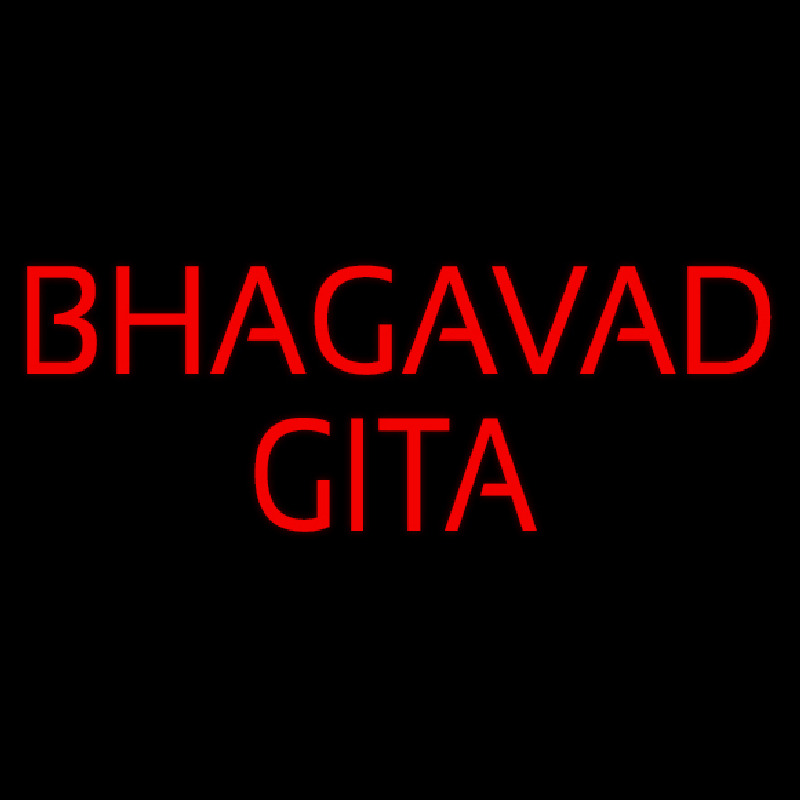 Bhagavad Gita Neontábla