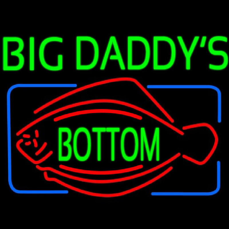 Big Daddys Bottom Neontábla