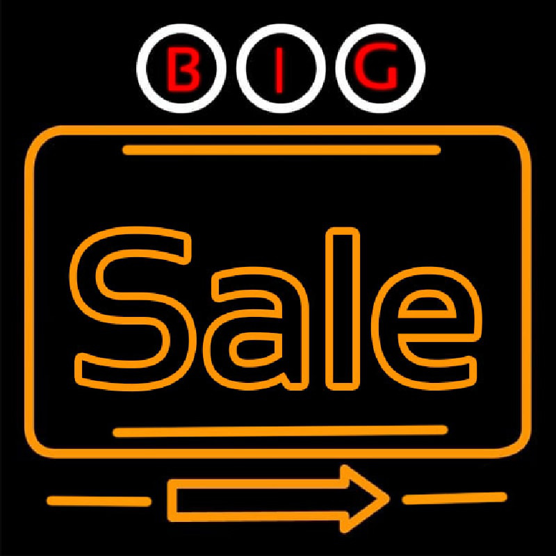 Big Sale Neontábla