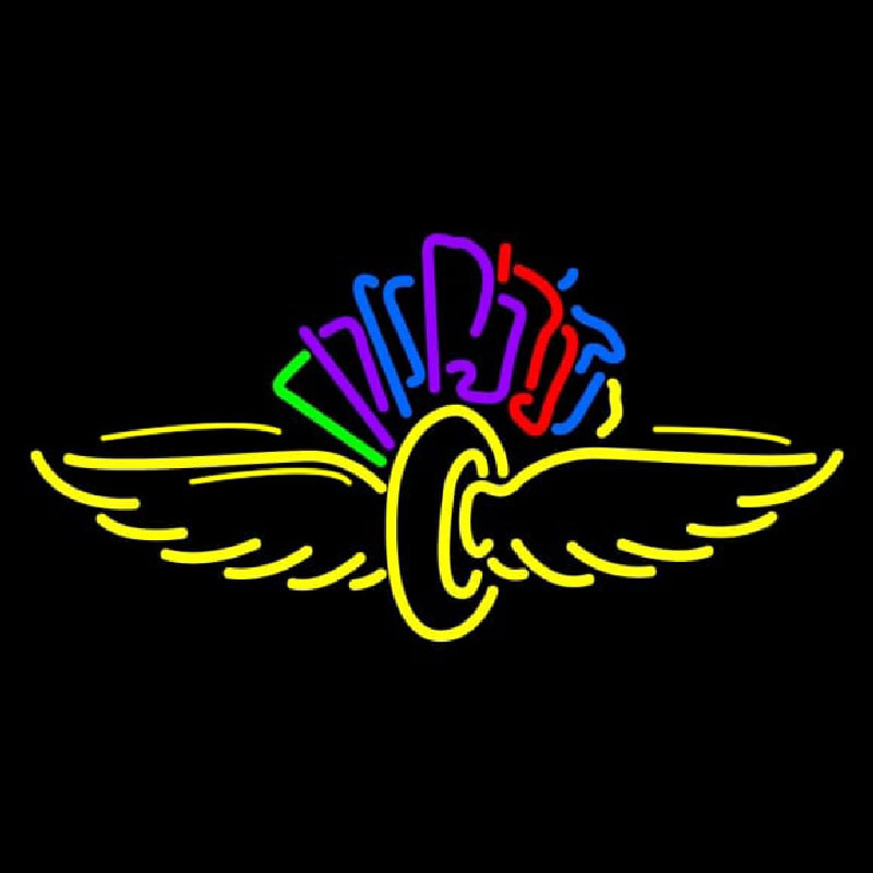 Bird Wings Logo Neontábla