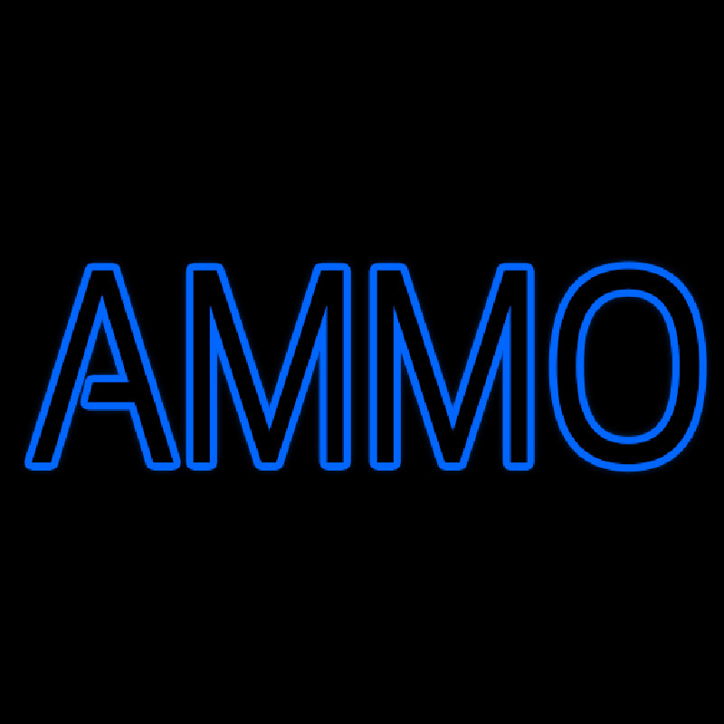 Blue Ammo Neontábla