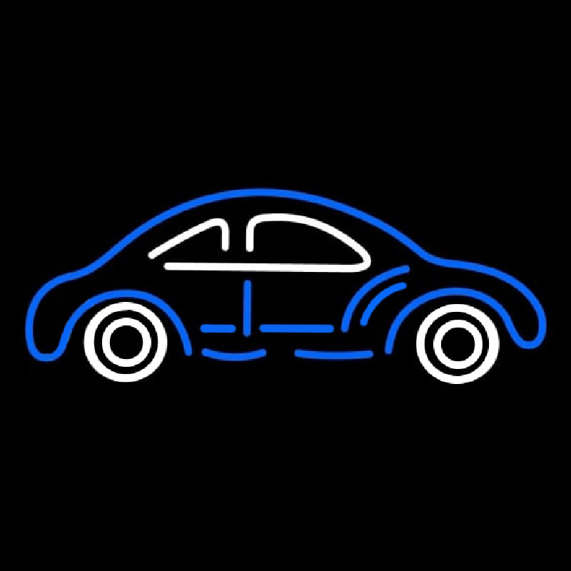 Blue And White Car Logo Neontábla