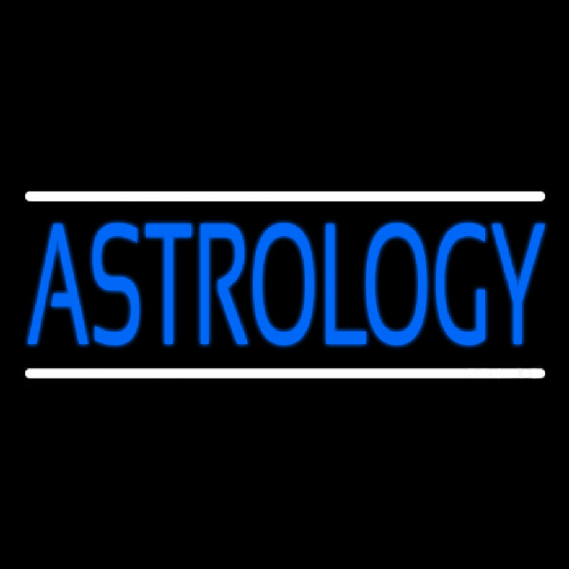 Blue Astrology Block Neontábla