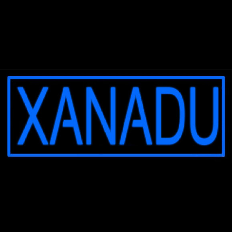 Blue Border Xanadu Neontábla