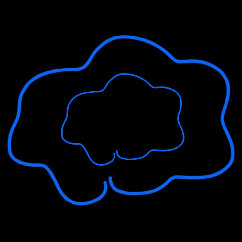 Blue Cloud Neontábla