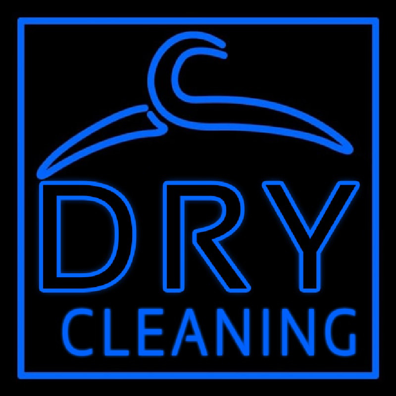 Blue Dry Cleaning Neontábla