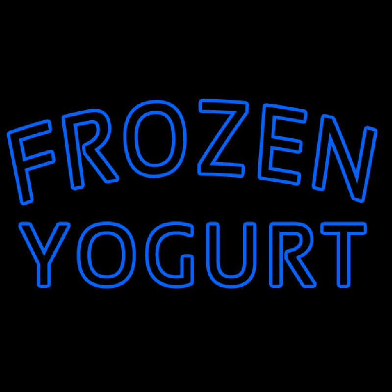 Blue Frozen Yogurt Neontábla