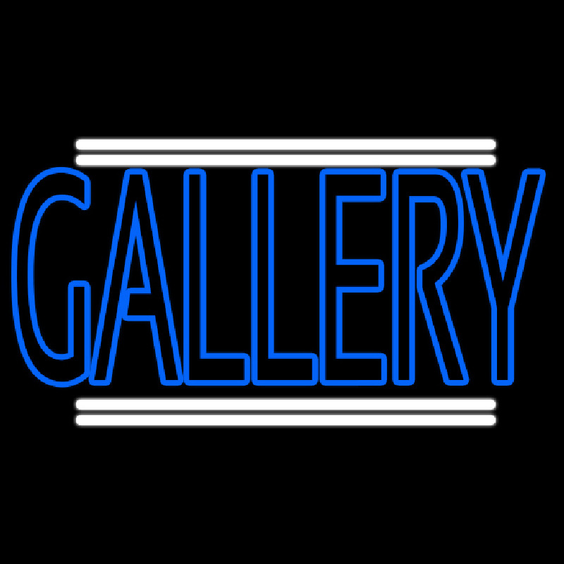 Blue Gallery Neontábla