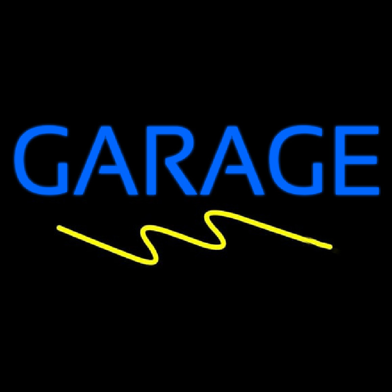 Blue Garage Neontábla