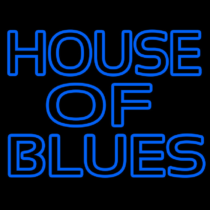 Blue House Of Blues Neontábla