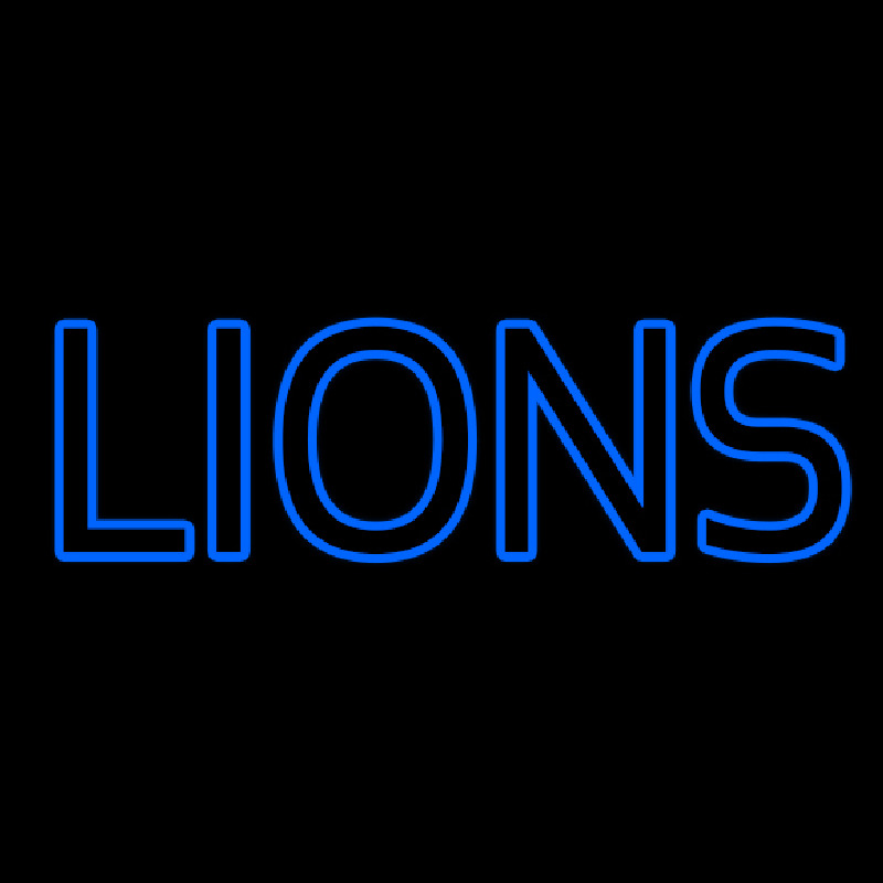 Blue Lions Neontábla