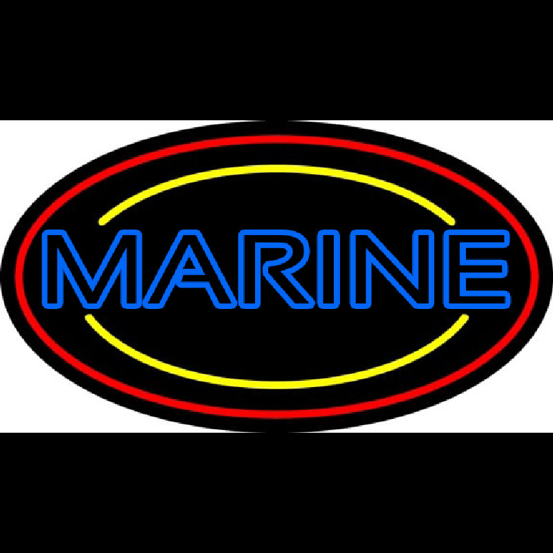 Blue Marine Neontábla