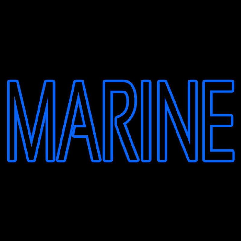 Blue Marine Neontábla