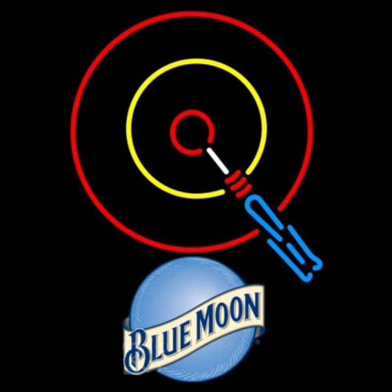 Blue Moon DART Beer Sign Neontábla