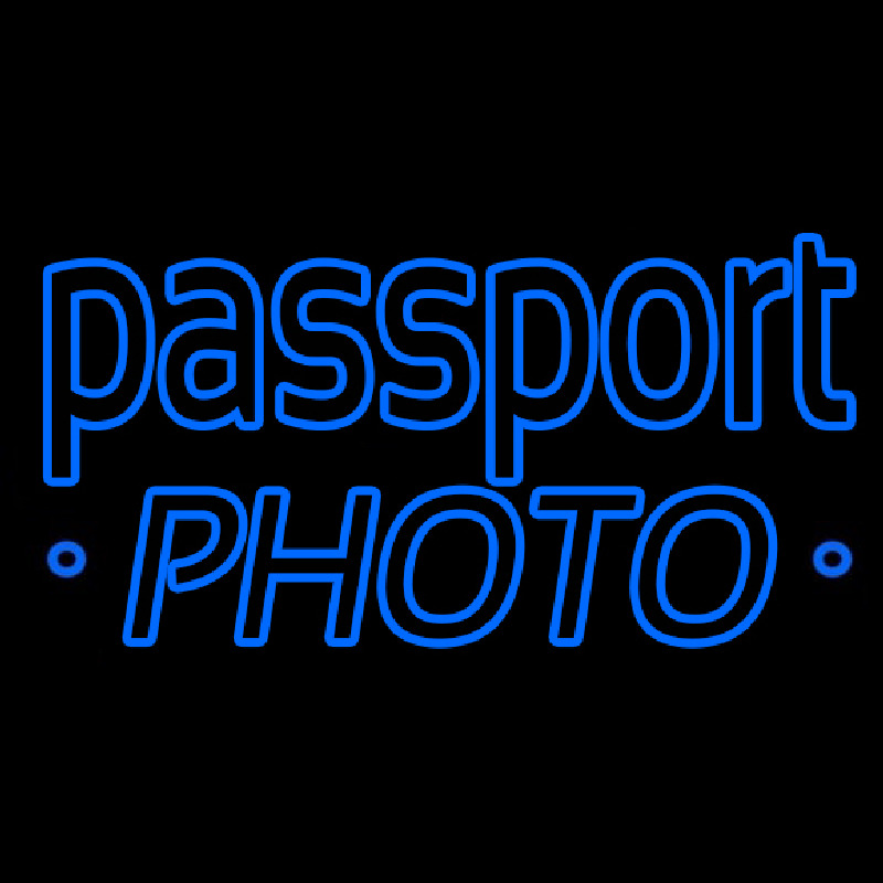 Blue Passport Neontábla