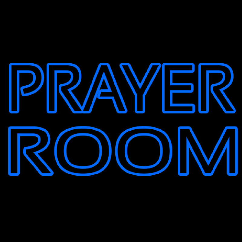 Blue Prayer Room Neontábla