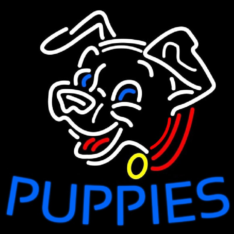 Blue Puppies Neontábla