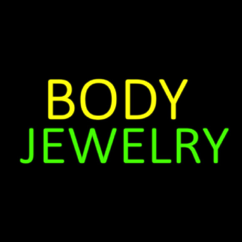 Body Jewelry Block Neontábla