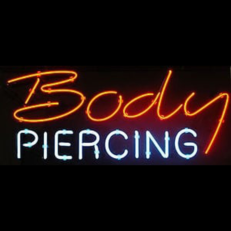 Body Piercing Neontábla